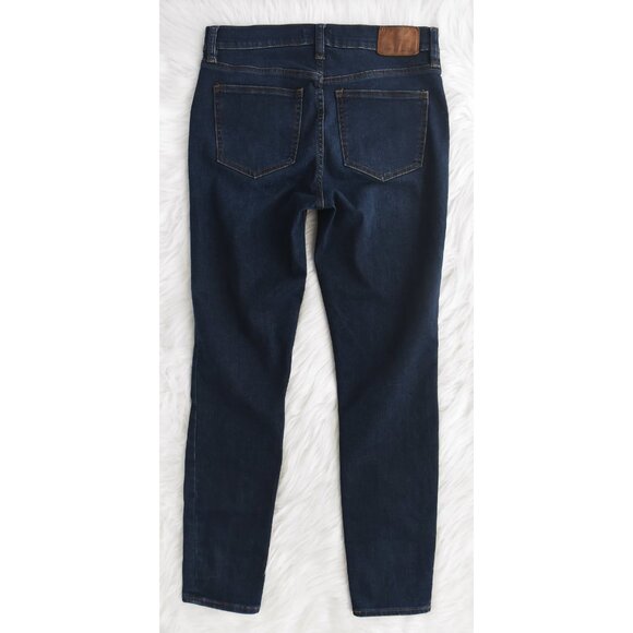 J. Crew 9” Toothpick Skinny Jeans Dark Wash Size 27 - Picture 8 of 8